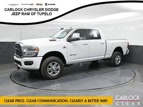 Bright White Clearcoat 2024 RAM 2500 Laramie Crew Cab 4x4 6'4' Box