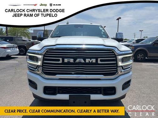 Bright White Clearcoat 2024 RAM 2500 Laramie Crew Cab 4x4 6'4' Box