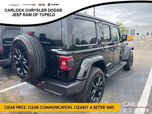Black Clearcoat 2025 Jeep Wrangler 4xe Sahara