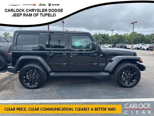Black Clearcoat 2025 Jeep Wrangler 4xe Sahara