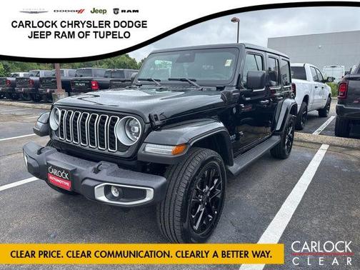 Black Clearcoat 2025 Jeep Wrangler 4xe Sahara