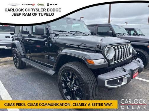 Black Clearcoat 2025 Jeep Wrangler 4xe Sahara