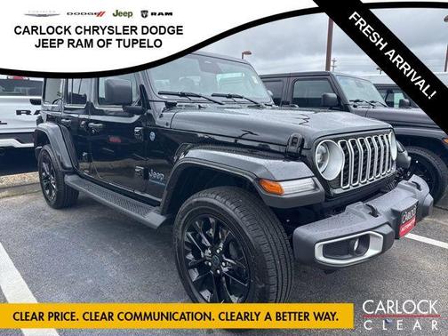 Black Clearcoat 2025 Jeep Wrangler 4xe Sahara