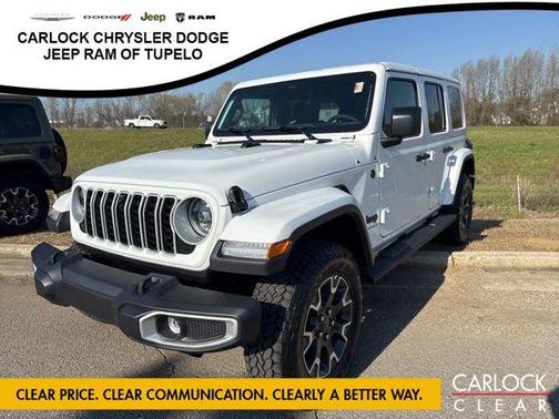 Bright White Clearcoat 2026 Jeep Wrangler 4-Door Sahara 4x4