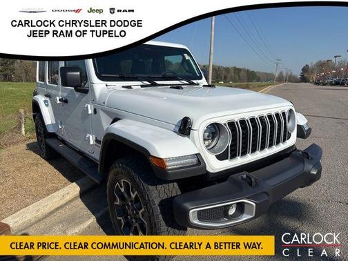Bright White Clearcoat 2026 Jeep Wrangler 4-Door Sahara 4x4