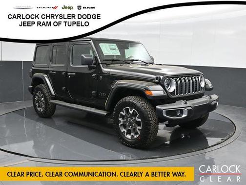 Black Clearcoat 2026 Jeep Wrangler 4-Door Sahara 4x4