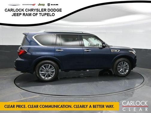 Hermosa Blue 2023 INFINITI QX80 Luxe