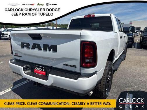 Bright White Clearcoat 2026 RAM 2500 Big Horn Crew Cab 4x4 6'4' Box