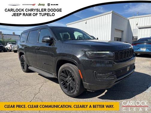 Diamond Black Crystal Pearlcoat 2024 Jeep Wagoneer Series II Carbide 4x4