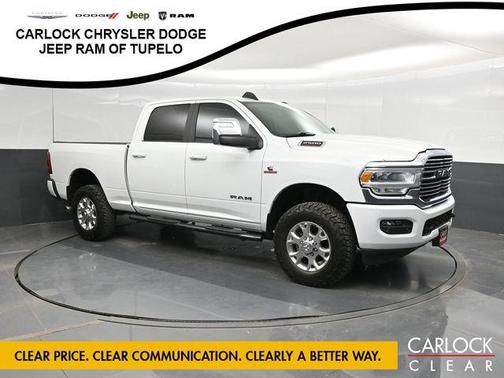 Bright White Clearcoat 2024 RAM 2500 Laramie Crew Cab 4x4 6'4' Box