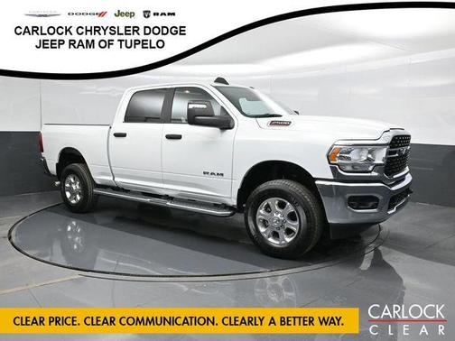Bright White Clearcoat 2024 RAM 2500 Big Horn Crew Cab 4x4 6'4' Box