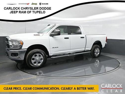 Bright White Clearcoat 2024 RAM 2500 Big Horn Crew Cab 4x4 6'4' Box