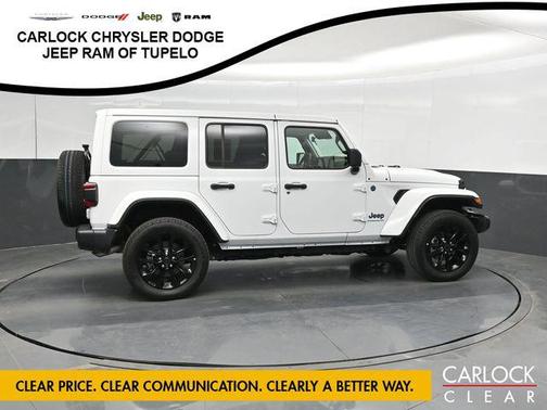 Bright White Clearcoat 2025 Jeep Wrangler 4xe Sahara