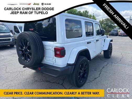 Bright White Clearcoat 2025 Jeep Wrangler 4xe Sahara