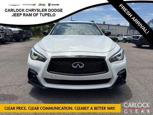 Pure White 2023 INFINITI Q50 3.0t SENSORY