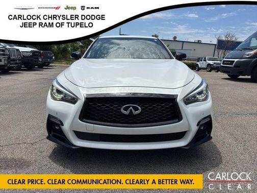 Pure White 2023 INFINITI Q50 3.0t SENSORY