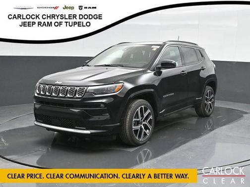 Diamond Black Crystal Pearlcoat 2025 Jeep Compass Limited