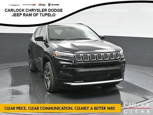 Diamond Black Crystal Pearlcoat 2025 Jeep Compass Limited