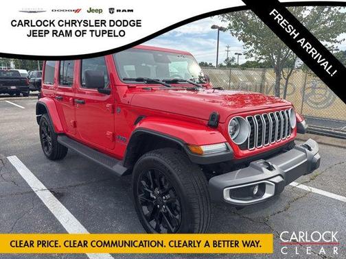 Firecracker Red Clearcoat 2025 Jeep Wrangler 4xe Sahara
