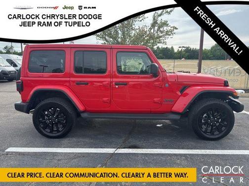 Firecracker Red Clearcoat 2025 Jeep Wrangler 4xe Sahara