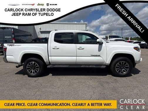 Super White 2021 Toyota Tacoma TRD Sport