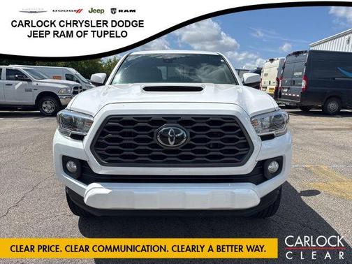 Super White 2021 Toyota Tacoma TRD Sport