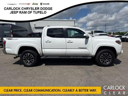 Super White 2021 Toyota Tacoma TRD Sport