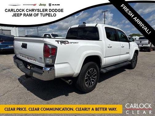 Super White 2021 Toyota Tacoma TRD Sport