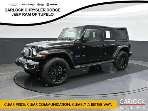 Black Clearcoat 2025 Jeep Wrangler 4xe Sahara
