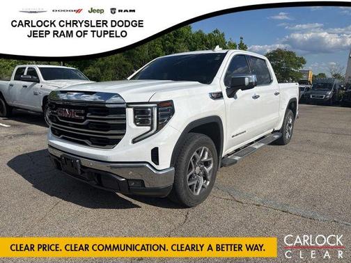 Summit White 2022 GMC Sierra 1500 SLT