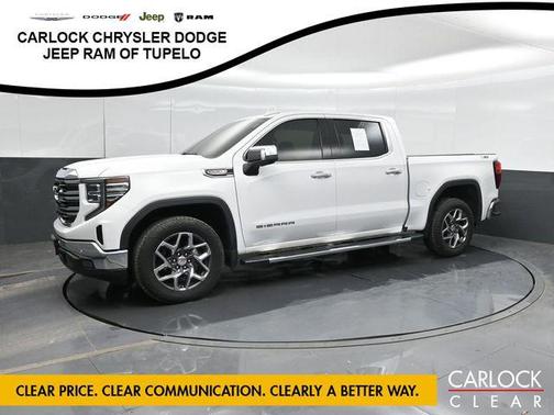Summit White 2022 GMC Sierra 1500 SLT