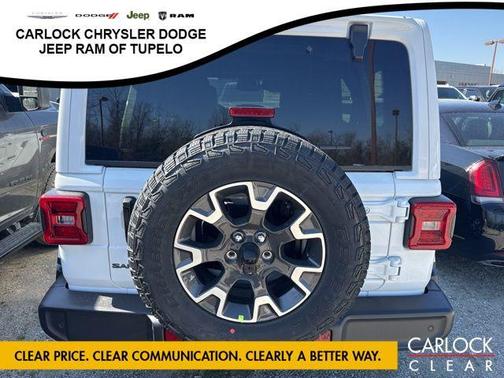 Bright White Clearcoat 2026 Jeep Wrangler 4-Door Sahara 4x4