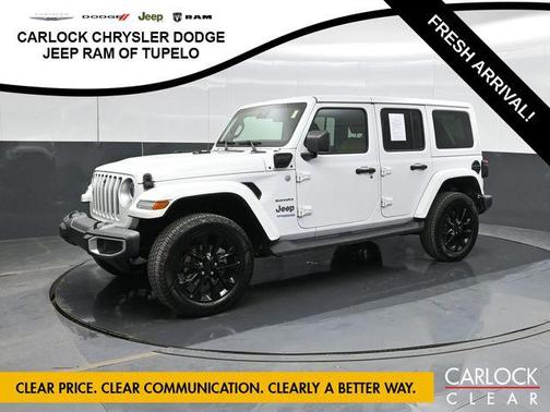 Bright White Clearcoat 2021 Jeep Wrangler Unlimited 4xe Sahara