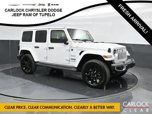 Bright White Clearcoat 2021 Jeep Wrangler Unlimited 4xe Sahara