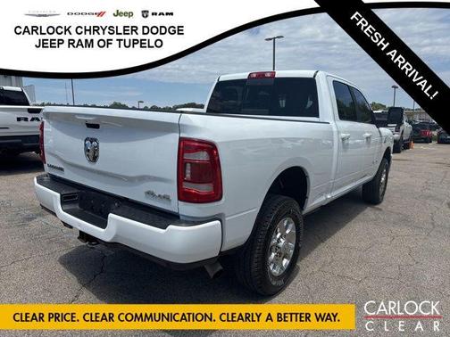 Bright White Clearcoat 2023 RAM 2500 Laramie Crew Cab 4x4 6'4' Box