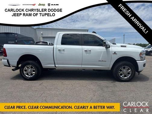 Bright White Clearcoat 2023 RAM 2500 Laramie Crew Cab 4x4 6'4' Box