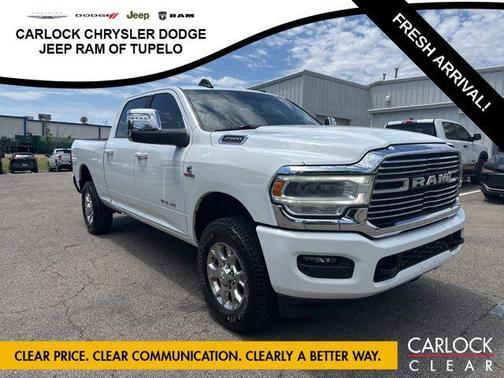 Bright White Clearcoat 2023 RAM 2500 Laramie Crew Cab 4x4 6'4' Box