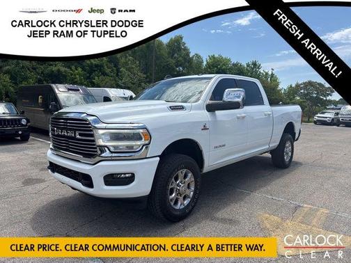 Bright White Clearcoat 2023 RAM 2500 Laramie Crew Cab 4x4 6'4' Box