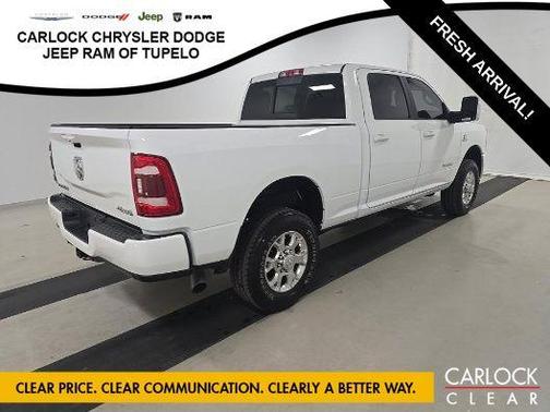Bright White Clearcoat 2023 RAM 2500 Laramie Crew Cab 4x4 6'4' Box