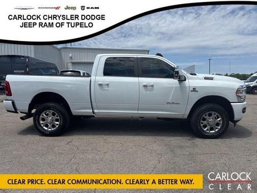 Bright White Clearcoat 2023 RAM 2500 Laramie Crew Cab 4x4 6'4' Box