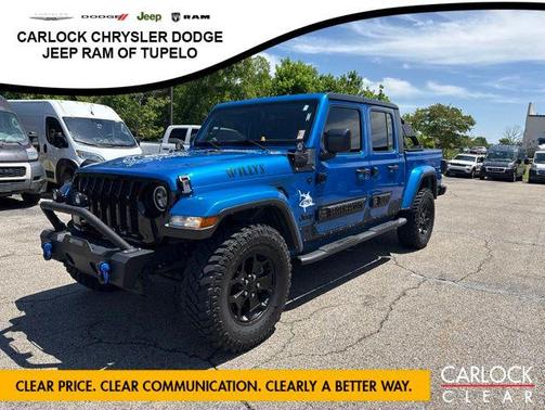 Hydro Blue Pearlcoat 2021 Jeep Gladiator Willys 4x4