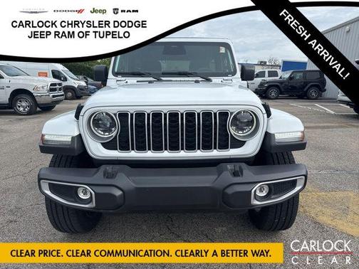 Bright White Clearcoat 2025 Jeep Wrangler 4xe Sahara