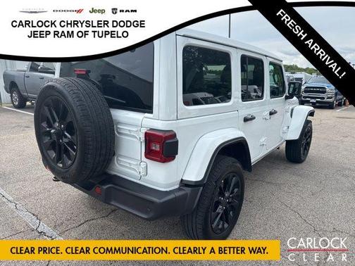 Bright White Clearcoat 2025 Jeep Wrangler 4xe Sahara