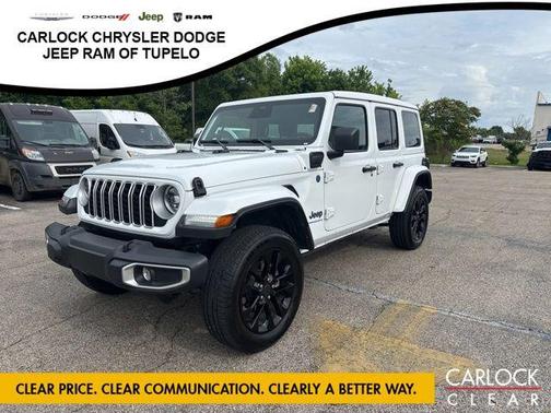 Bright White Clearcoat 2025 Jeep Wrangler 4xe Sahara
