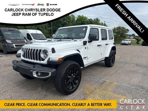 Bright White Clearcoat 2025 Jeep Wrangler 4xe Sahara
