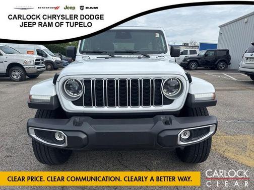 Bright White Clearcoat 2025 Jeep Wrangler 4xe Sahara
