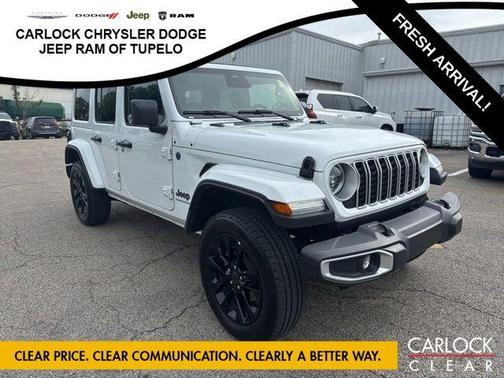 Bright White Clearcoat 2025 Jeep Wrangler 4xe Sahara