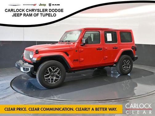 Firecracker Red Clearcoat 2025 Jeep Wrangler 4-Door Sahara 4x4