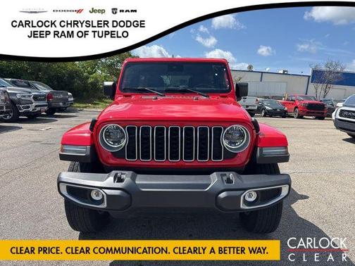 Firecracker Red Clearcoat 2025 Jeep Wrangler 4-Door Sahara 4x4