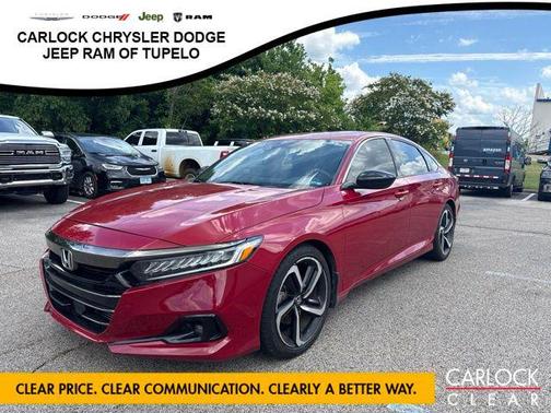 Radiant Red Metallic 2022 Honda Accord Sport 1.5T